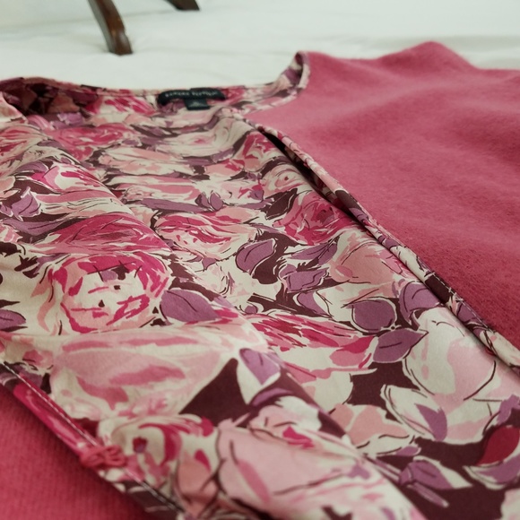 Banana Republic cardigan floral lining pink XL - Picture 6 of 7